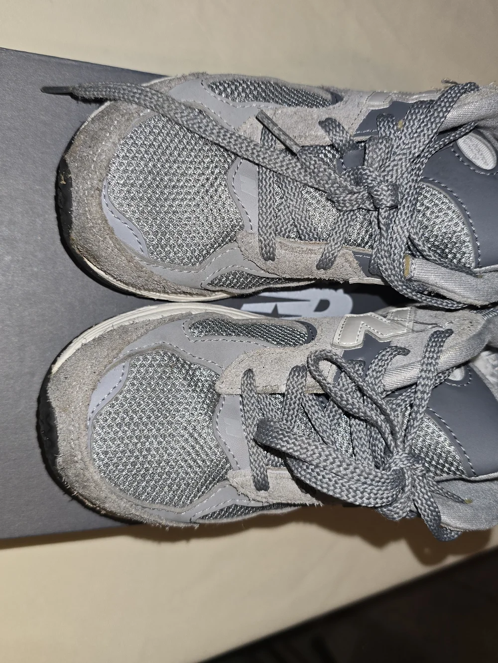 New Balance Kids' Grey Athletic Sneakers
